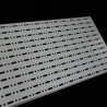Panel fondo perforado blanco