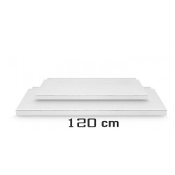 Bandeja blanca 120 cm