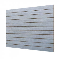 Panel de lamas gris con...