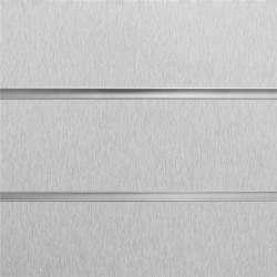 Panel de lamas gris con guias 7.5