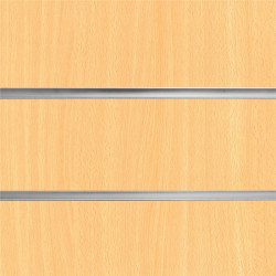 Panel de lamas madera con guias 7.5