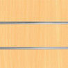 Panel de lamas madera con guias 7.5