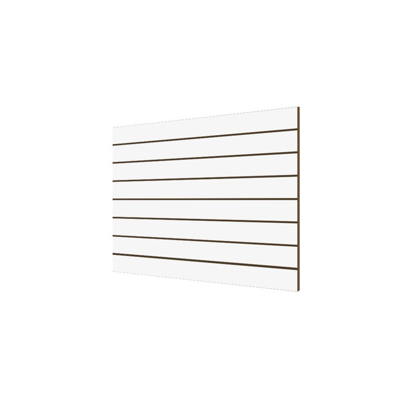 Panel de lamas  blanco con guias 7.5